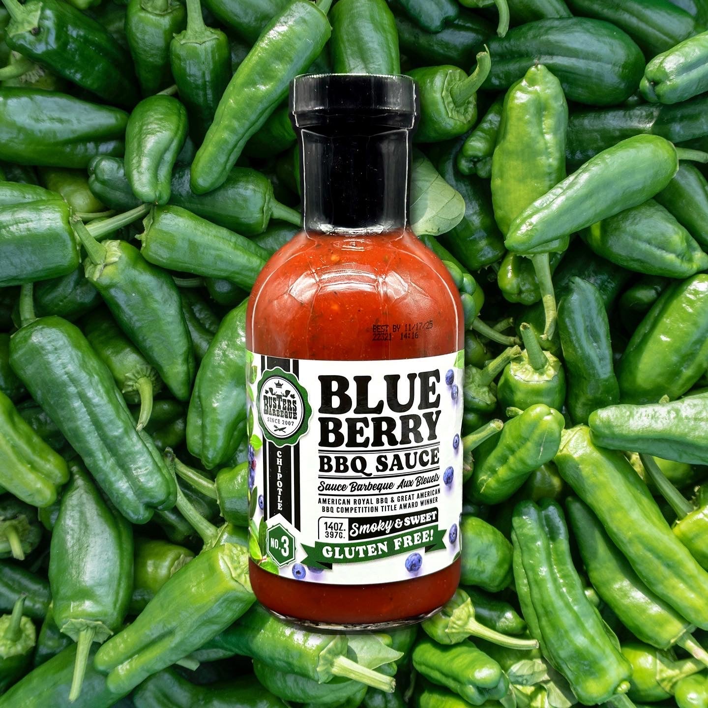 Busters Chipotle Blueberry BBQ Sauce